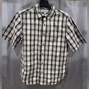 Carhartt Short-Sleeve Plaid Button-Up Shirt